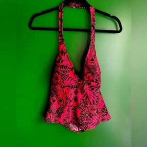 Women’s 14‎ Speedo Tankini Swim Top Suit Wear EUC